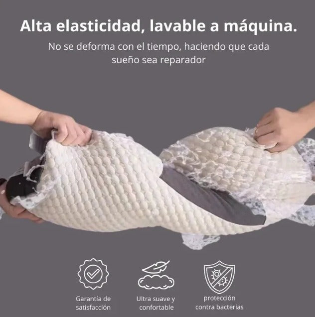 Almohada de punto ergonómica 3D